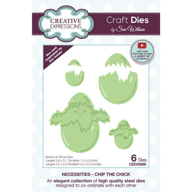 Creative Expressions Sue Wilson Necessities Chip the Chick Craft Die CED23060