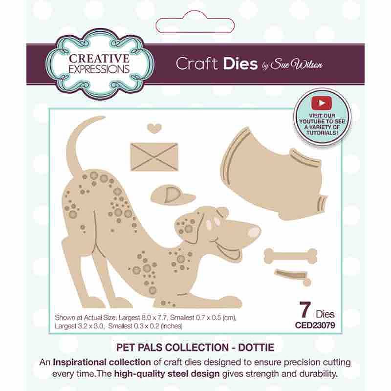 Creative Expressions Sue Wilson Pet Pals Dottie - CED23079