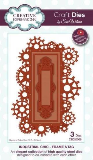 Sue Wilson Dies Industrial Chic Collection Frame & Tag CED25006