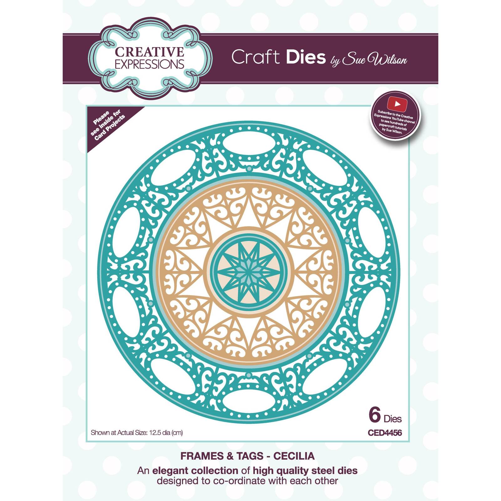 Sue Wilson Dies Frame & Tags Cecilia CED4456