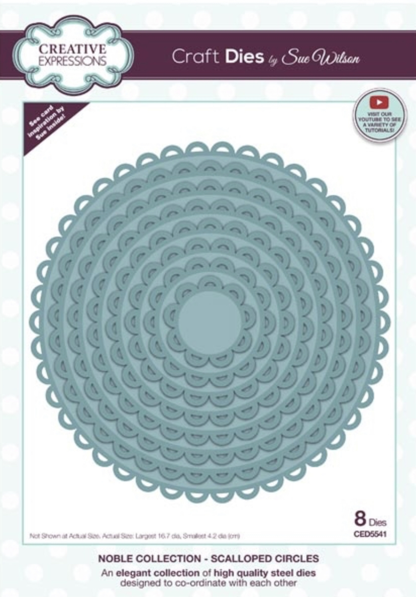 Sue Wilson Dies Noble Scalloped Circles CED5541
