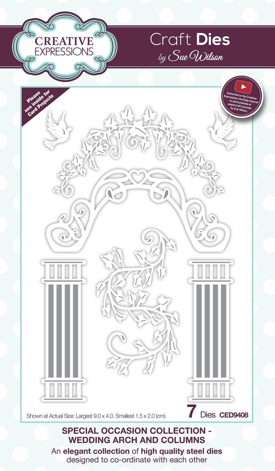 Sue Wilson Dies Special Occasion Wedding Arch And Columns CED9408
