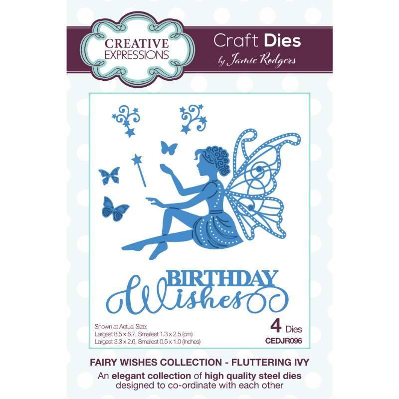 Creative Expressions Jamie Rodgers Fairy Wishes Fluttering Ivy Craft Die