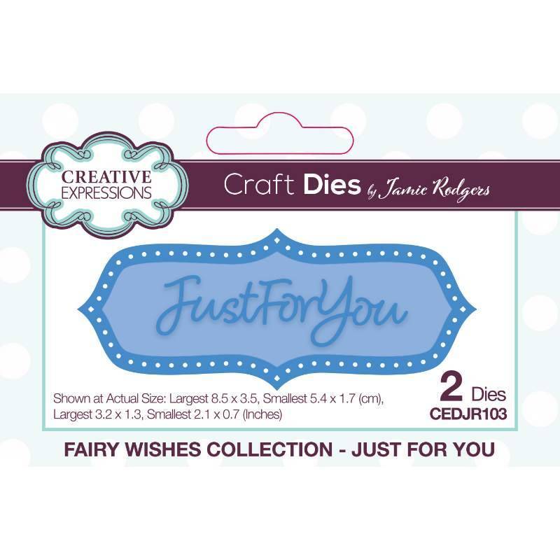 Creative Expressions Jamie Rodgers Fairy Wishes Just For You Craft Die