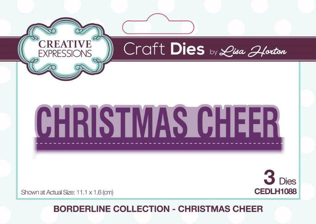 Lisa Horton Dies Borderline Collection Christmas Cheer CEDLH1088