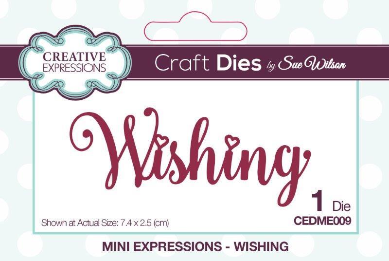 Sue Wilson Dies Festive Mini Expressions Wishing CEDME009