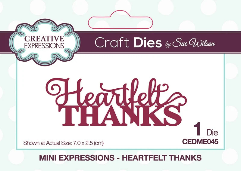 Sue Wilson Dies Mini Expressions Heartfelt Thanks CEDME045