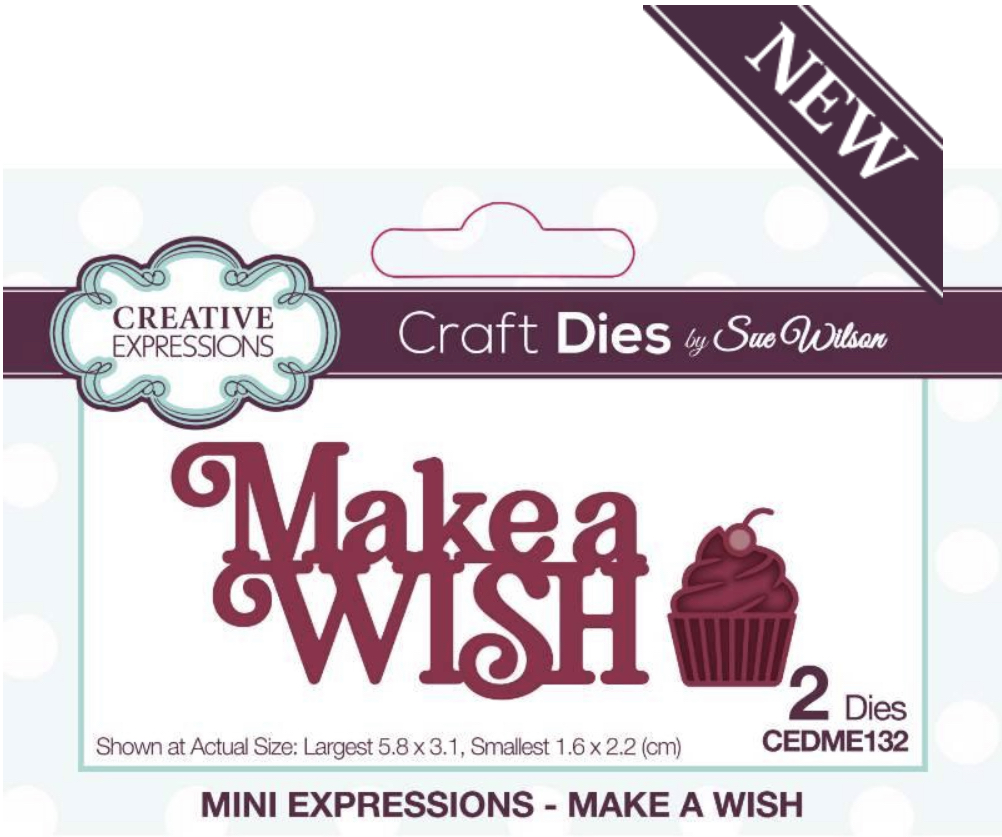 Sue Wilson Dies Mini Expressions Make a Wish CEDME132