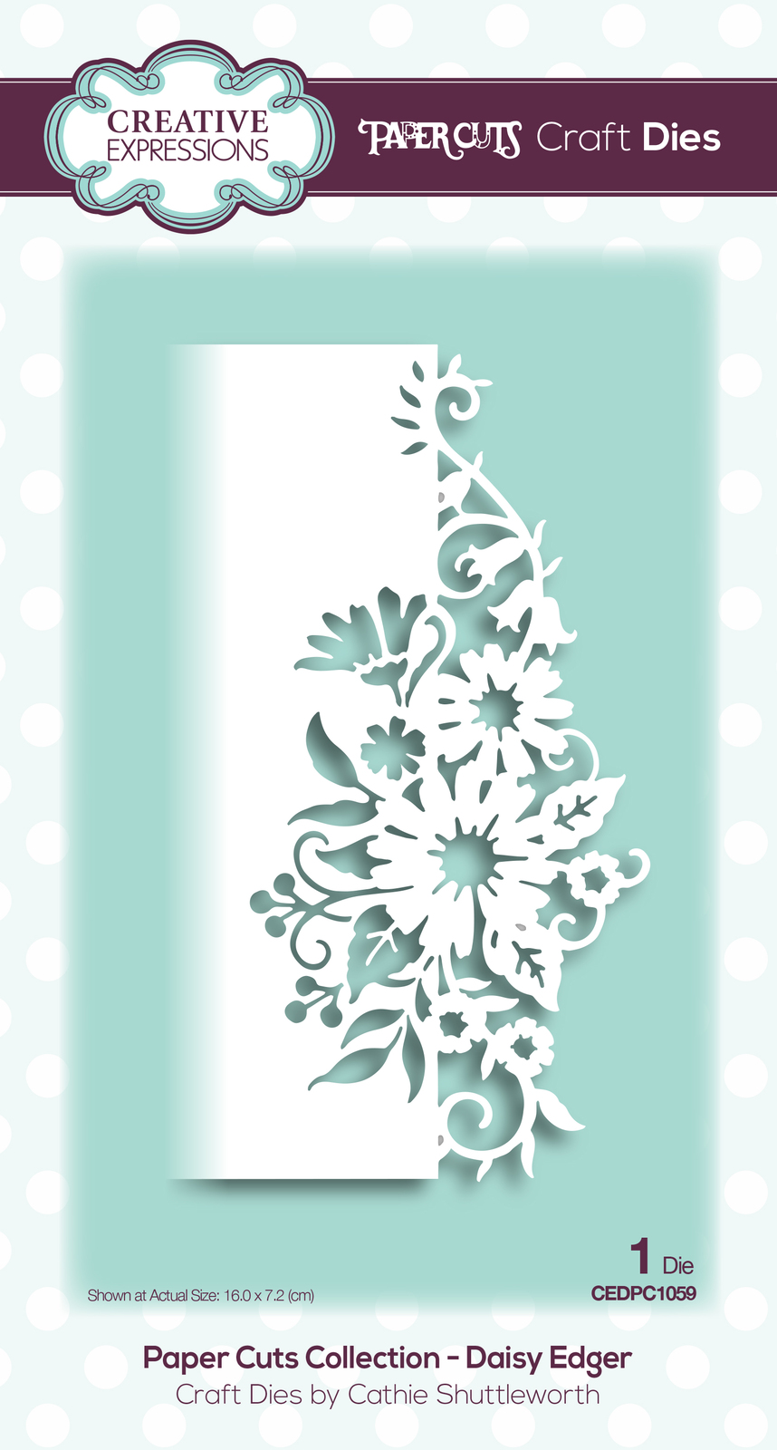 Paper Cuts Collection Die Daisy Edger CEDPC1059