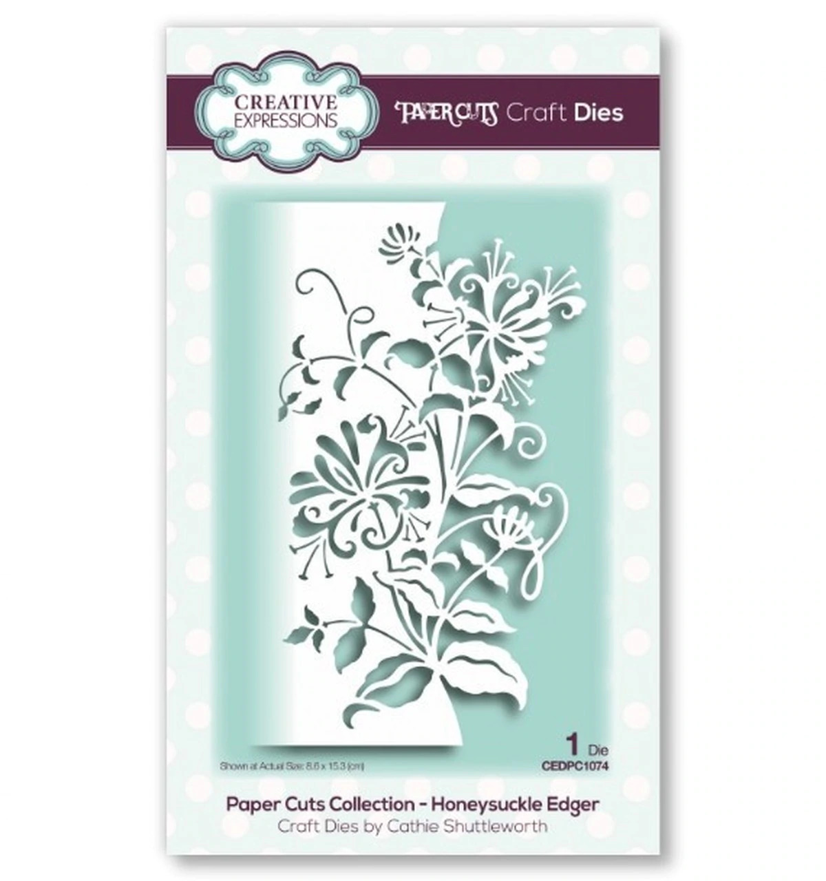 Paper Cuts Collection Die Honeysuckle Edger CEDPC1074