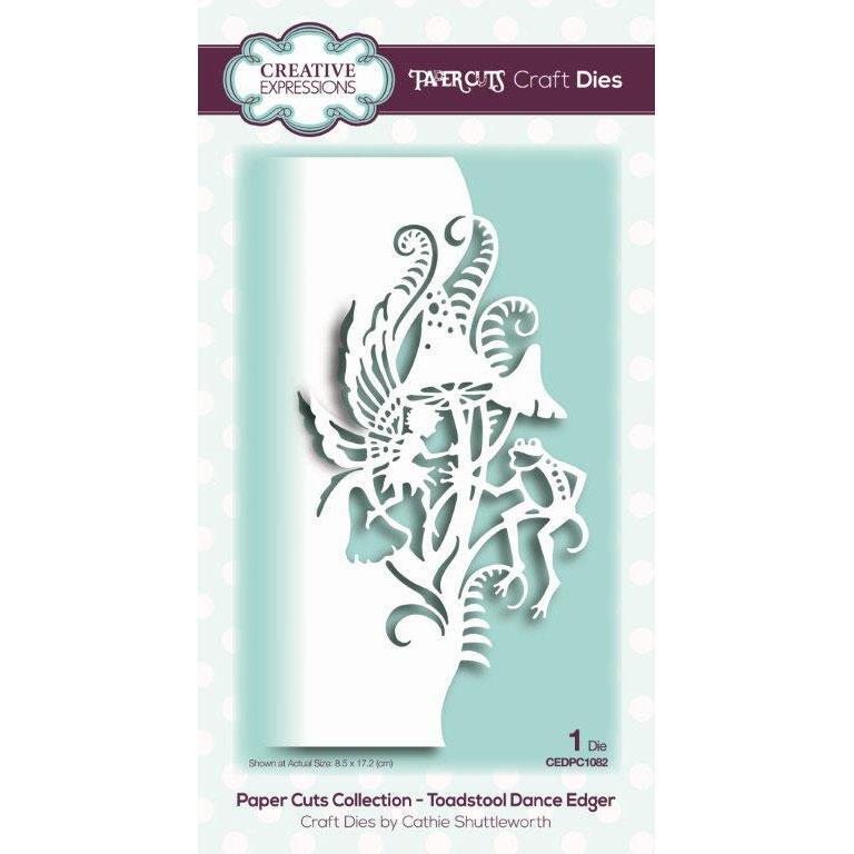Paper Cuts Collection Die Toadstool Dance Edger CEDPC1082