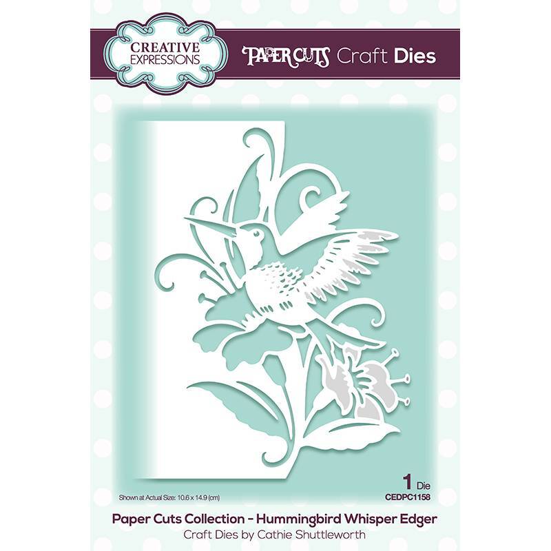 Paper Cuts Collection Die Hummingbird Whisper CEDPC1158