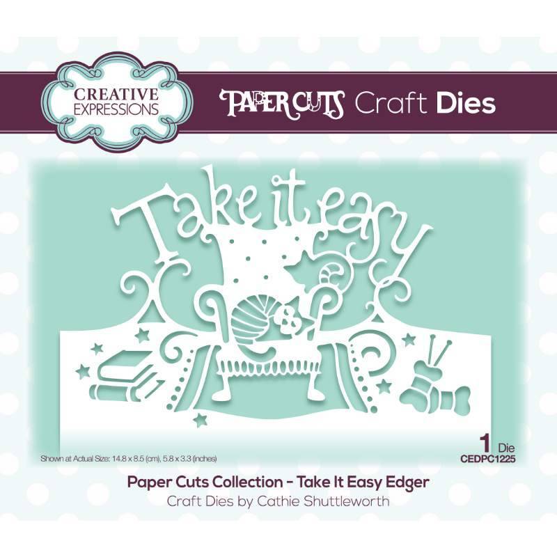 Creative Expressions Paper Cuts Take It Easy Edger Craft Die CEDPC1225