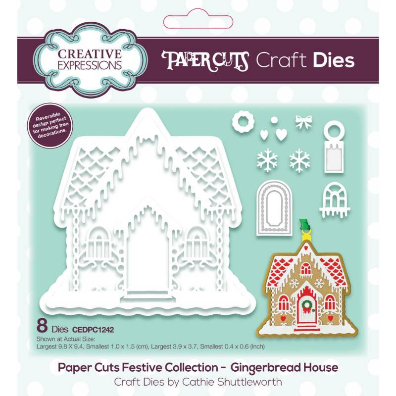 Creative Expressions Paper Cuts Festive Gingerbread House Craft Die CEDPC1242