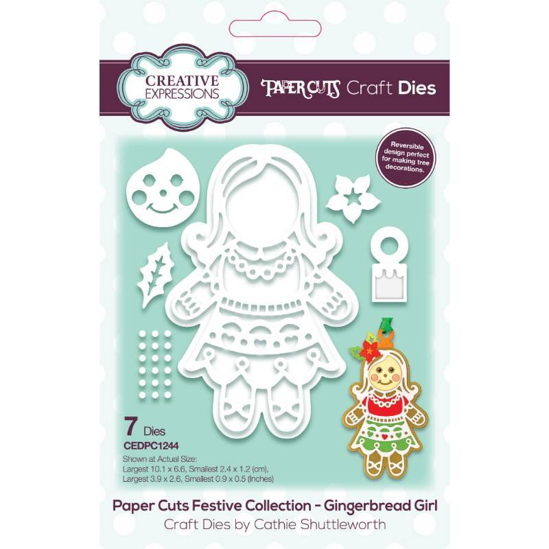 Creative Expressions Paper Cuts Festive Gingerbread Girl Craft Die CEDPC1244