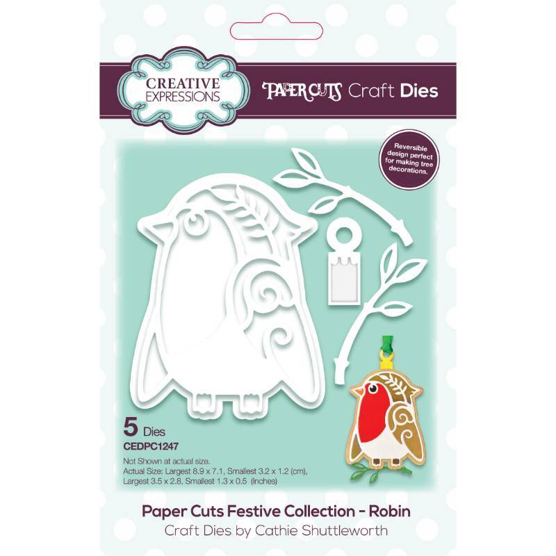 Creative Expressions Paper Cuts Festive Robin Craft Die CEDPC1247