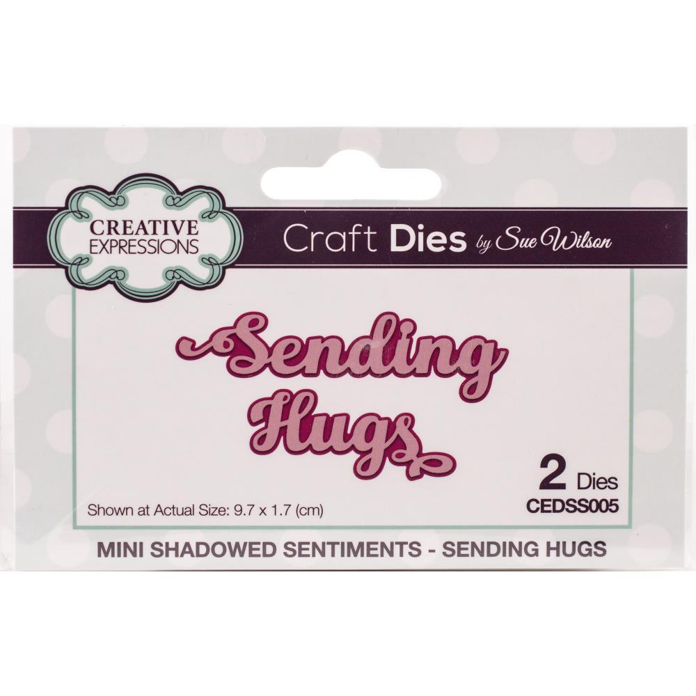 Sue Wilson Dies Mini Shadow Sentiment Sending Hugs CEDSS005