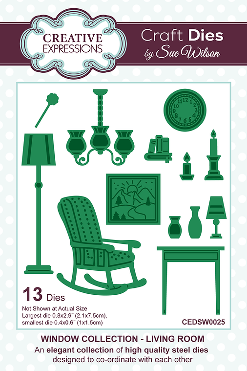 Living Room Craft Dies By Sue Wilson