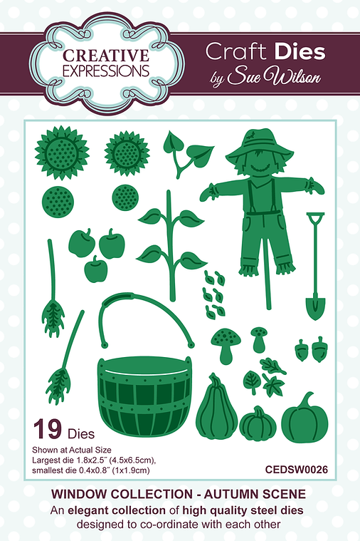 Autumn Scene Craft Dies By Sue Wilson