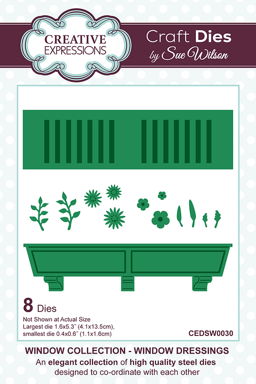 Window Dressing Craft Dies By Sue Wilson