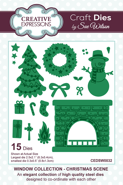 Christmas Scene Craft Die By Sue Wilson