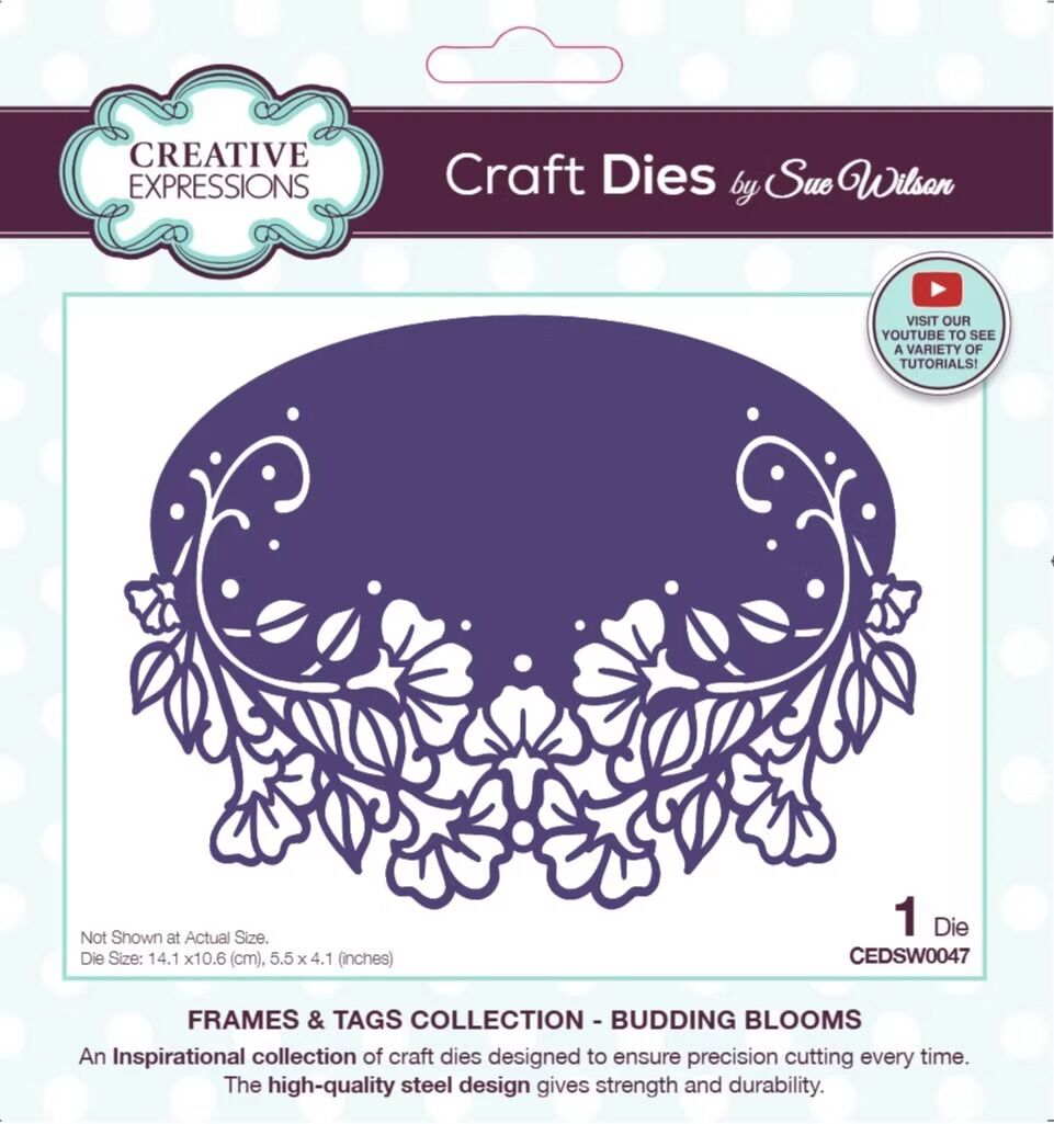 Budding Blooms Craft Die By Sue Wilson