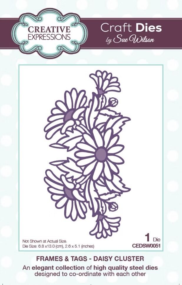 Daisy Cluster Craft Die By Sue Wilson
