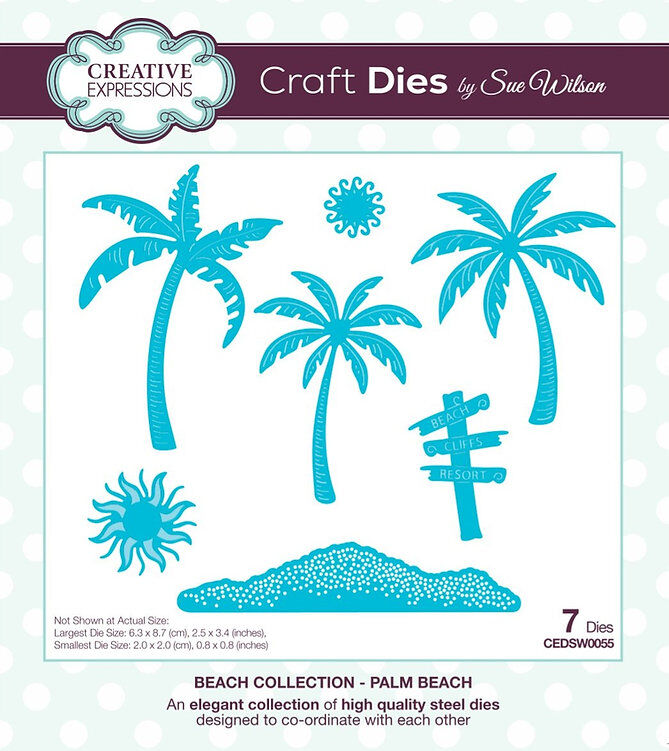 Palm Beach Craft Dies - By Sue Wilson