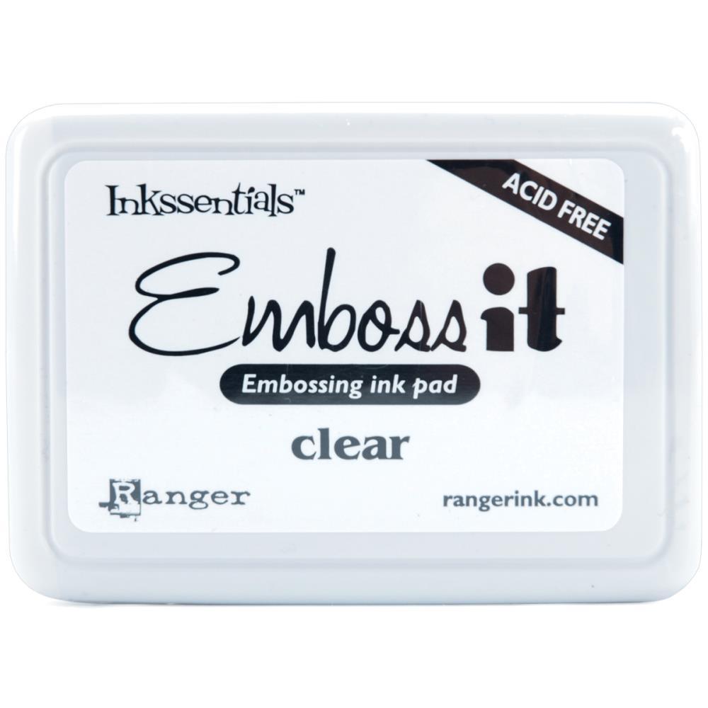 Inkssentials Emboss it Embossing Ink Pad Clear Acid Free Ranger 