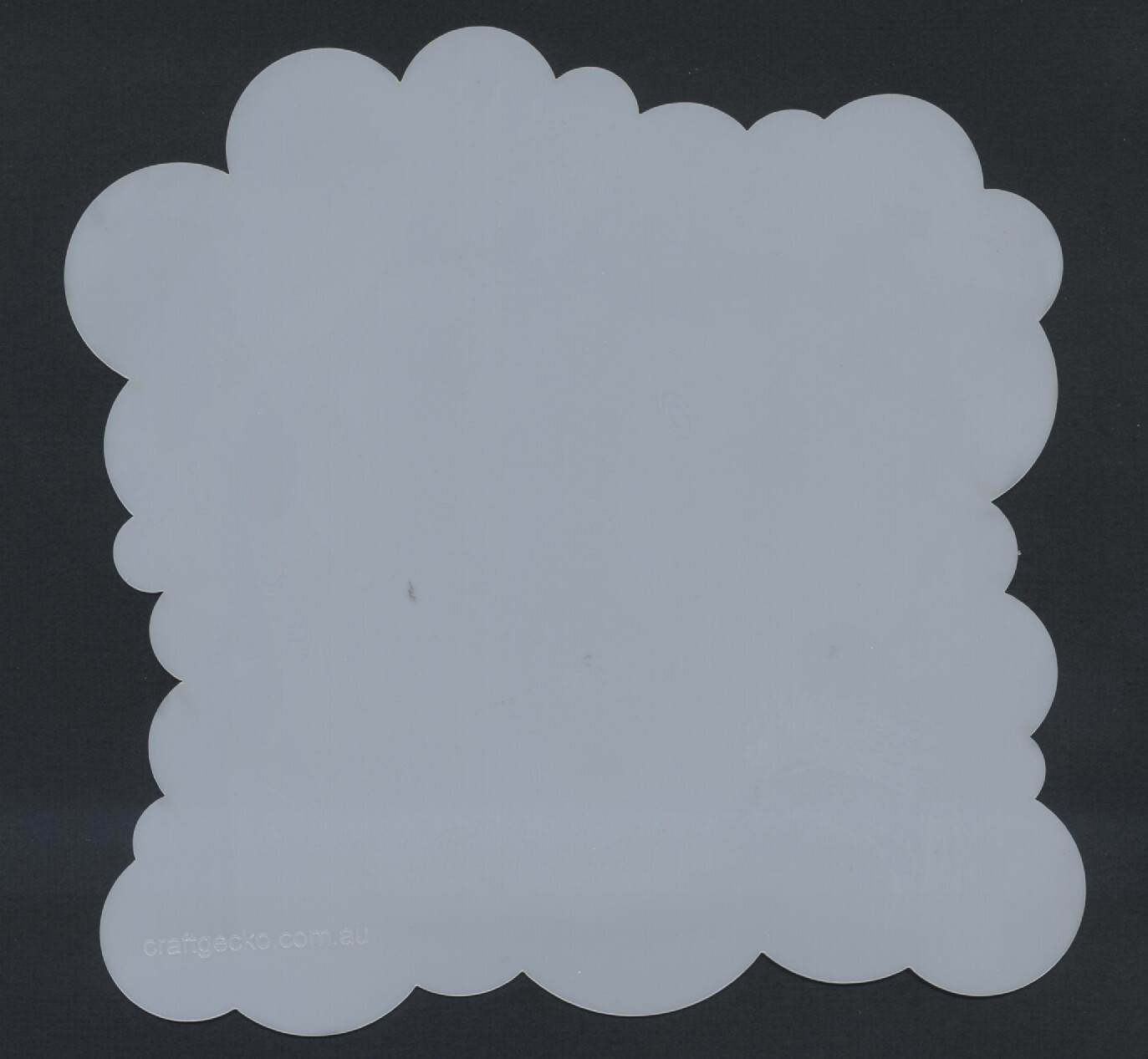 Craft Gecko 6x6 Stencil Border Edge Cloud 