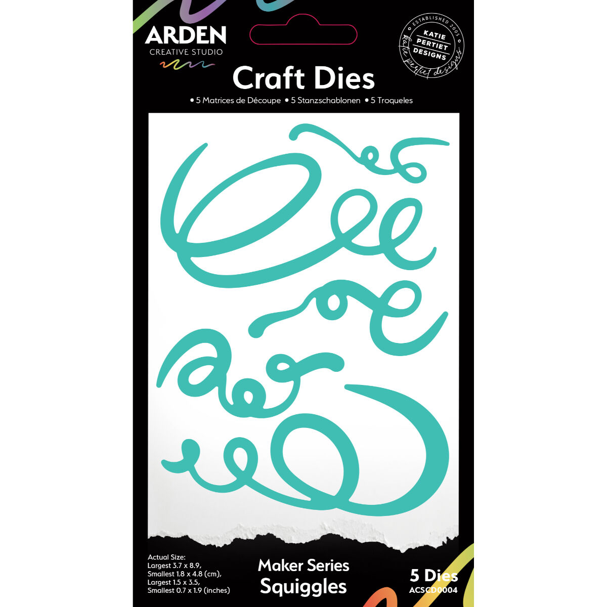 Arden Creative Craft Dies - Maker Series - Squiggles
