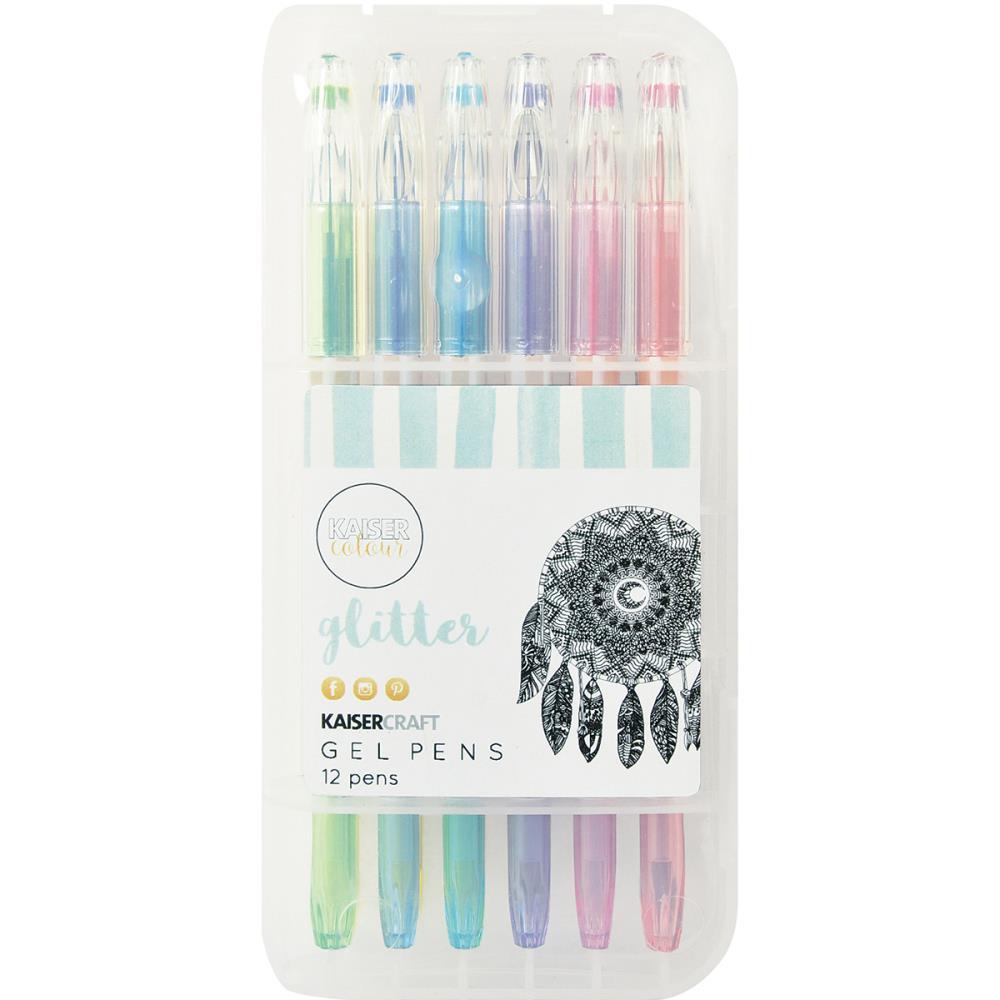 KaiserCraft Gel Pens 12 Glitter