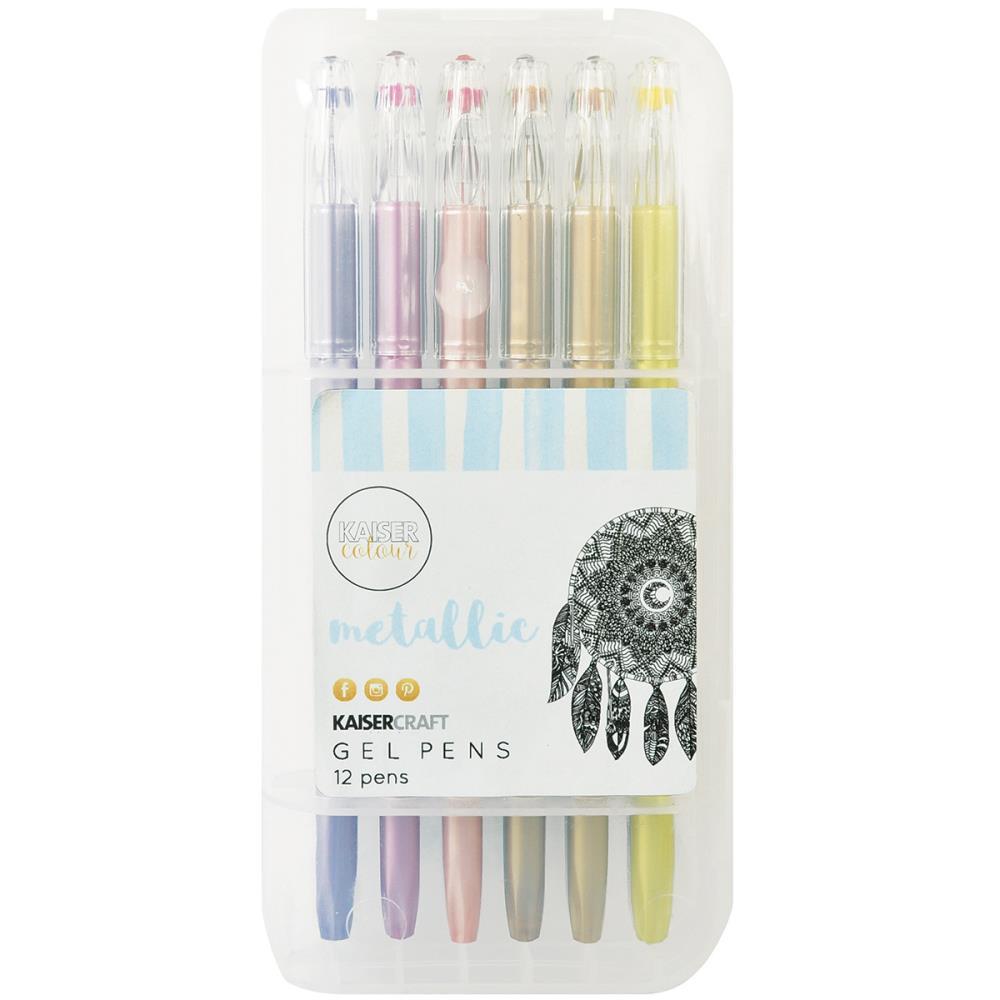 KaiserCraft Gel Pens 12 Metallic