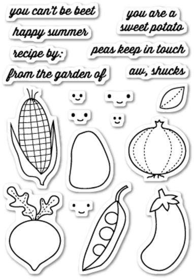 Memory Box Stamp Garden Variety CL5177 