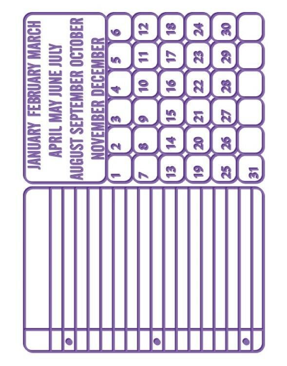 Couture Creations Embossing Folder 5x7 Harmony Collection Project Journal Cards