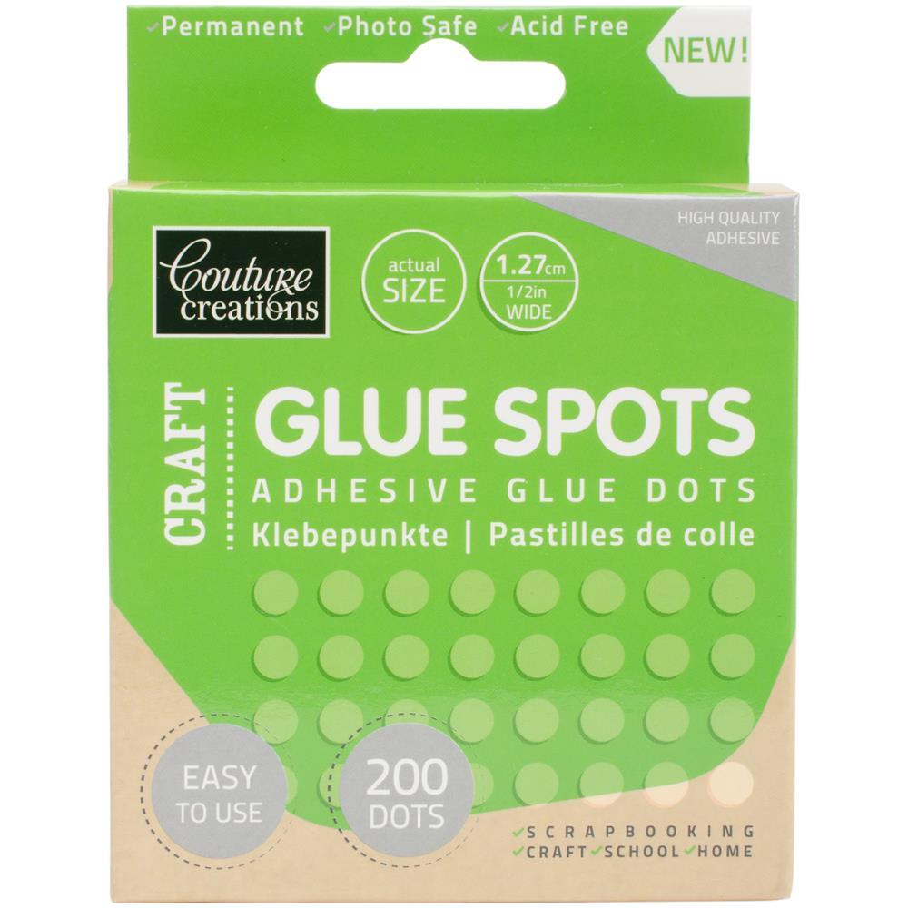 Couture Creations Craft Glue Spots 1.27mm Diameter 200/Pkg