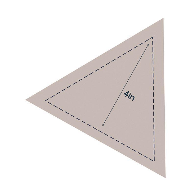 Couture Creations Quilt Essentials Die Equilateral Triangle 4in