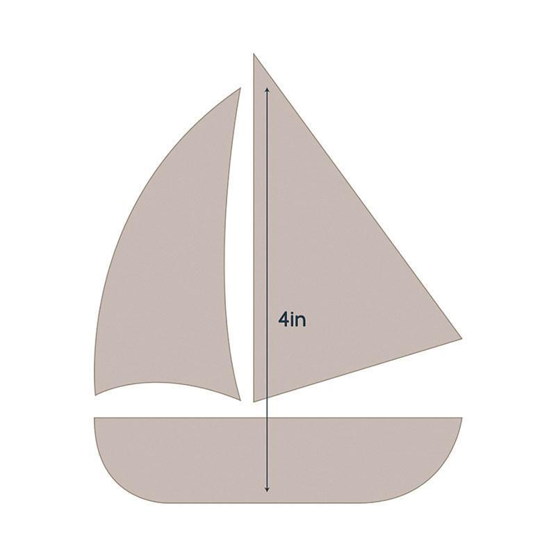Couture Creations Quilt Essentials Die Applique Sail Boat