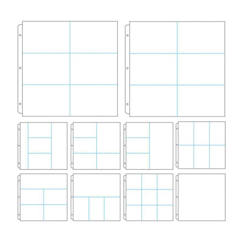 12x12 Album Refill Sleeves Assorted Dividers 10/Pkg