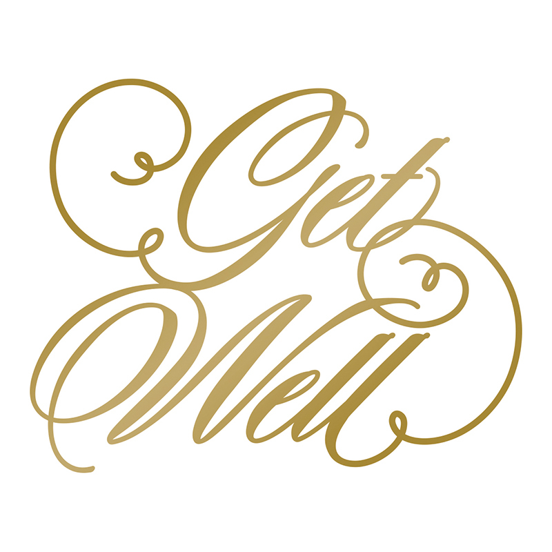 Anna Griffin Hotfoil Stamp Get Well 