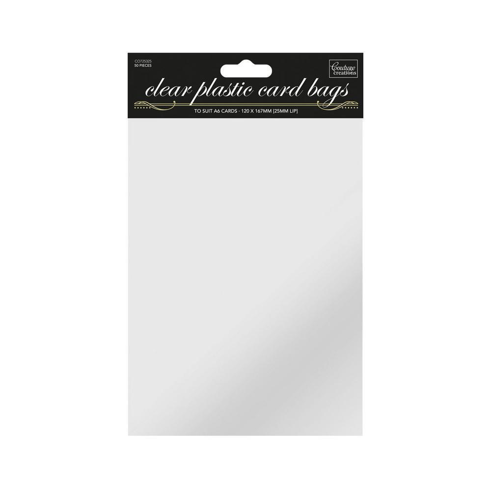 Presentation Clear Self Sealing Bags A6 50Pk