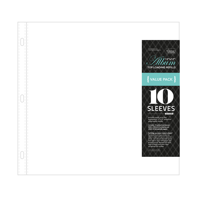 12x12 Album Refills with White Paper Inserts 10/Pkg