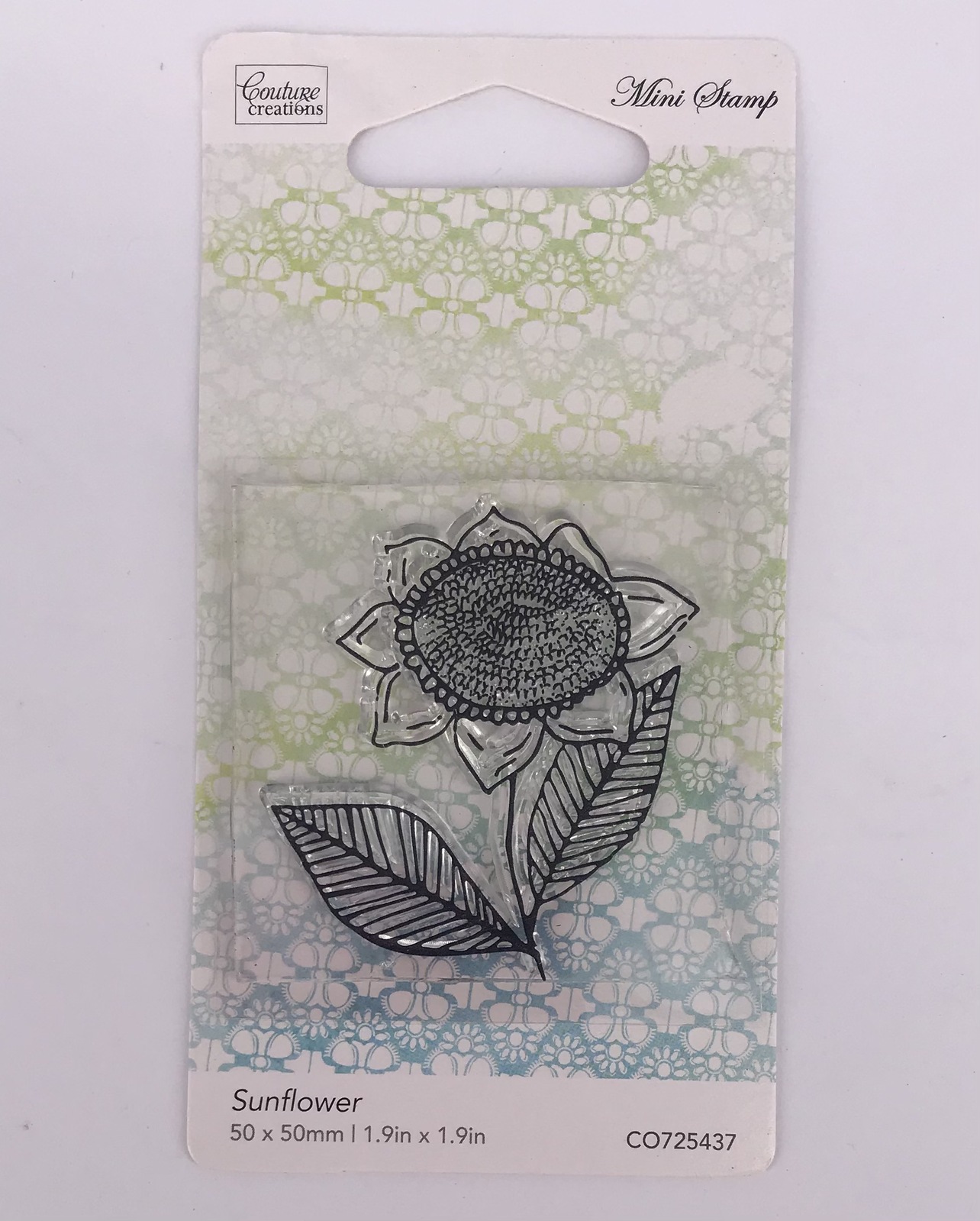 Couture Creations Mini Stamp Le Petit Jardin Sunflower