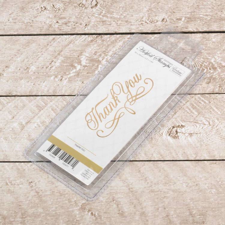 Couture Creations Hotfoil Stamp Thank You Sentiment
