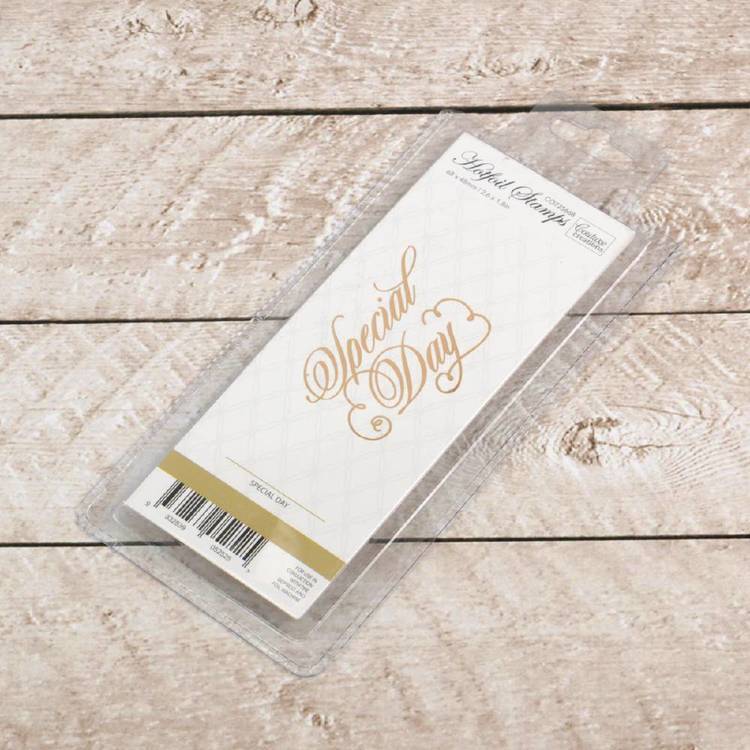 Couture Creations Hotfoil Stamp Special Day Sentiment