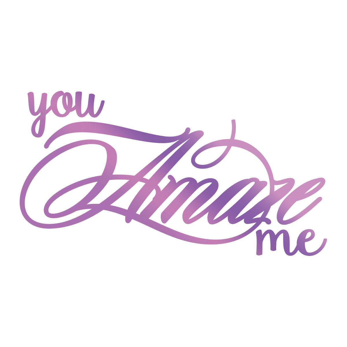 Couture Creations Hotfoil Stamp Sentiment Amaze Me