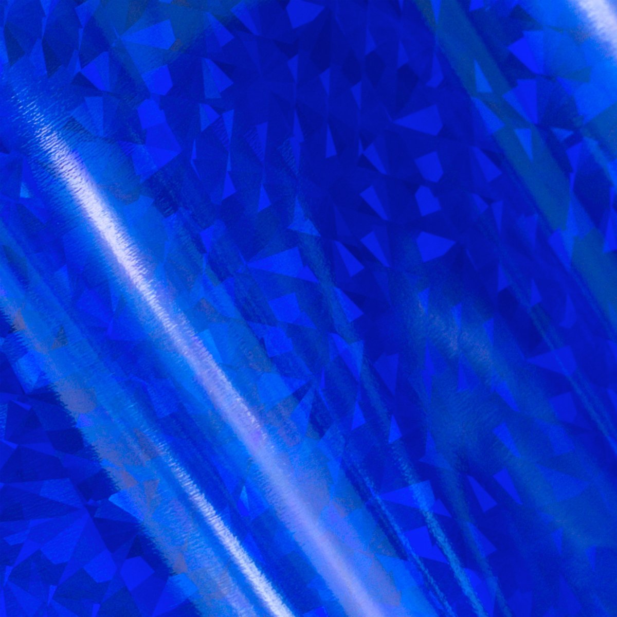 GoPress Blue Foil (Iridescent Triangular Patterned Finish) 120mm x 5m