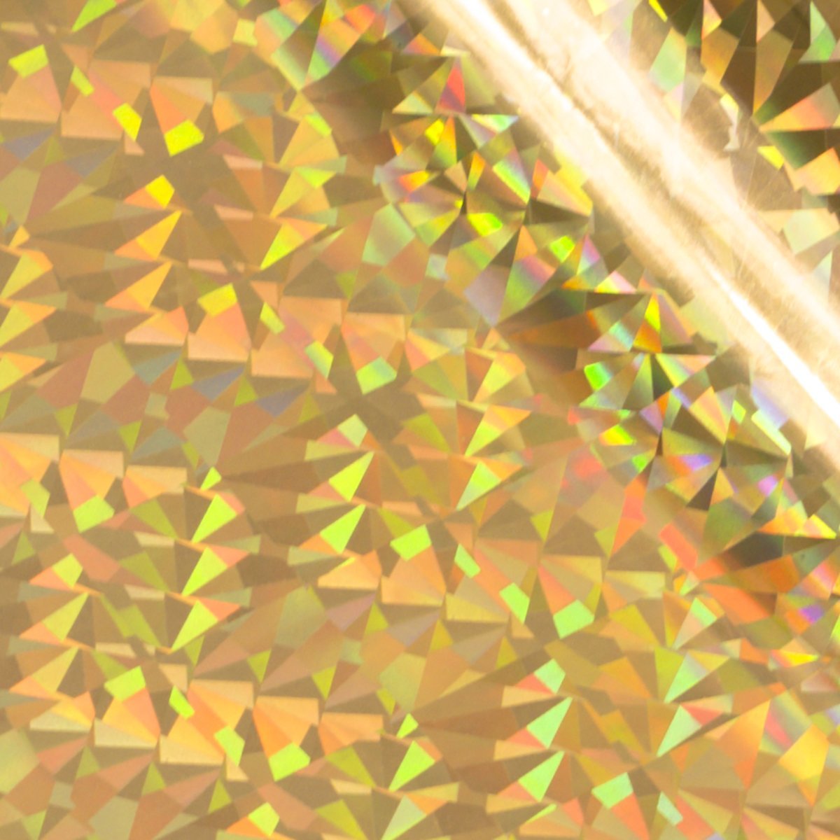 GoPress Gold Foil (Iridescent Triangular Finish)  120mm x 5m
