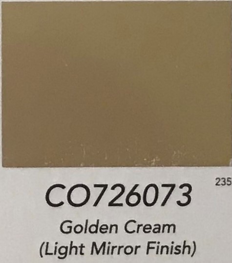 GoPress Cream Foil (Light Mirror Finish)  120mm x 5m