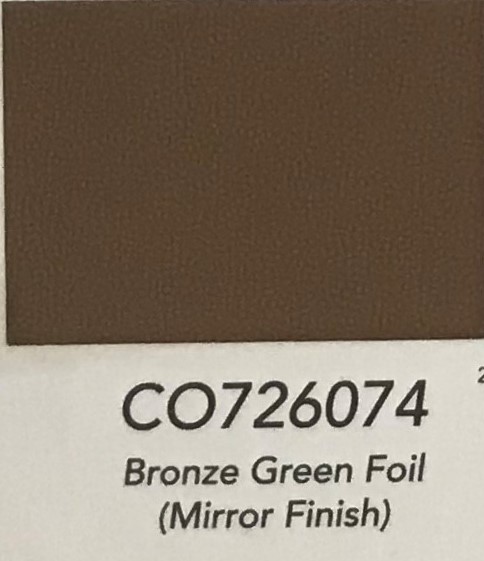GoPress Green Foil (Dark Mirror Finish)  120mm x 5m